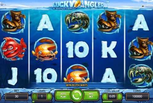 Lucky Angler: A Snowy Catch Slot